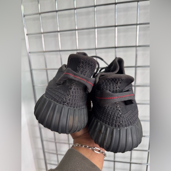 Adidas Yeezy Boost 350 V2 Static Black Non-Reflective Mens Size 11.5 - Picture 9 of 10